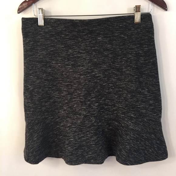 LOFT Dresses & Skirts - Ann Taylor Loft Peplum Skirt M Mini Marl Heather